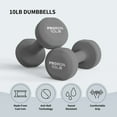 thumbnail image 2 of Neoprene Dumbbell - 10LB, 2 of 7