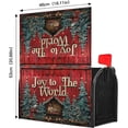 thumbnail image 3 of Christmas Joy to The World Mailbox Covers Magnetic Letter Post Box Cover Wrap Garden Yard Home Decor Outdoor Yard Farmhouse Home Mailbox Cover Magnetic Standard 21L X 18W, 3 of 6