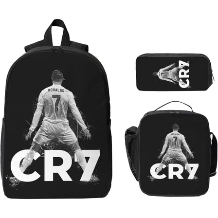 #7 Ronaldo Adult Backpacks Laptop Bag Bookbag Backpack 17 Inch For Daily