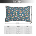 thumbnail image 2 of Rateoe Corgi with Flowers Pattern Decorative Pillow Case,Throw Pillow Covers,Plush Pillow Cover,Soft Pillow Case,Velvet Pillow Case-16"x24", 2 of 6