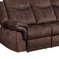 thumbnail image 3 of Global Furniture USA U2200-DOMINO COFFEE-PRS-1 Domino Coffee Power Reclining Sofa, 3 of 3