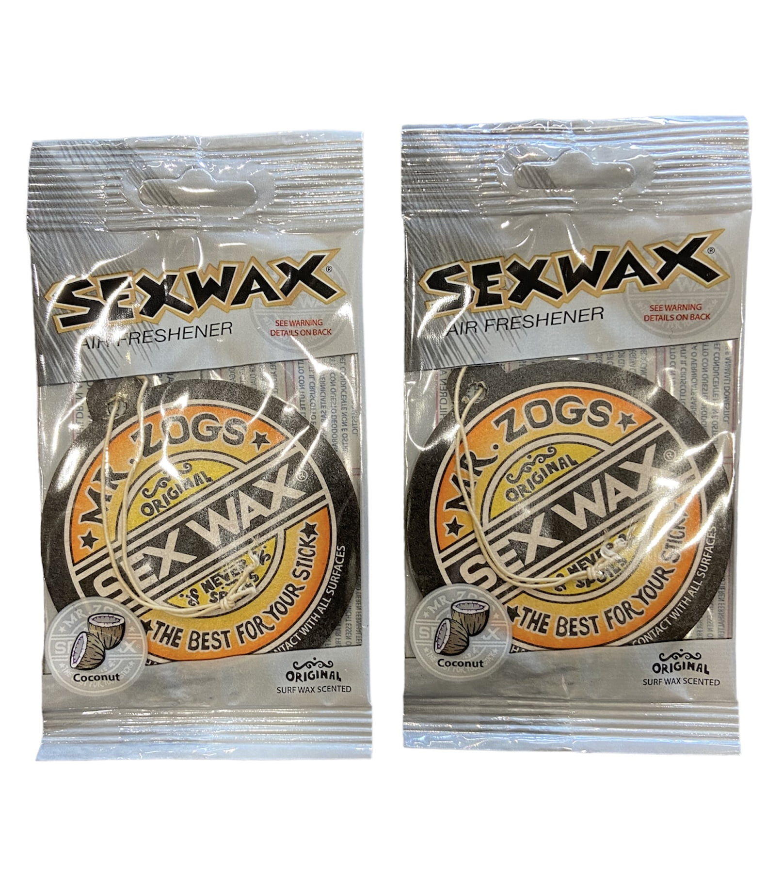 Sex Wax Coconut Air Freshener 2 Pack