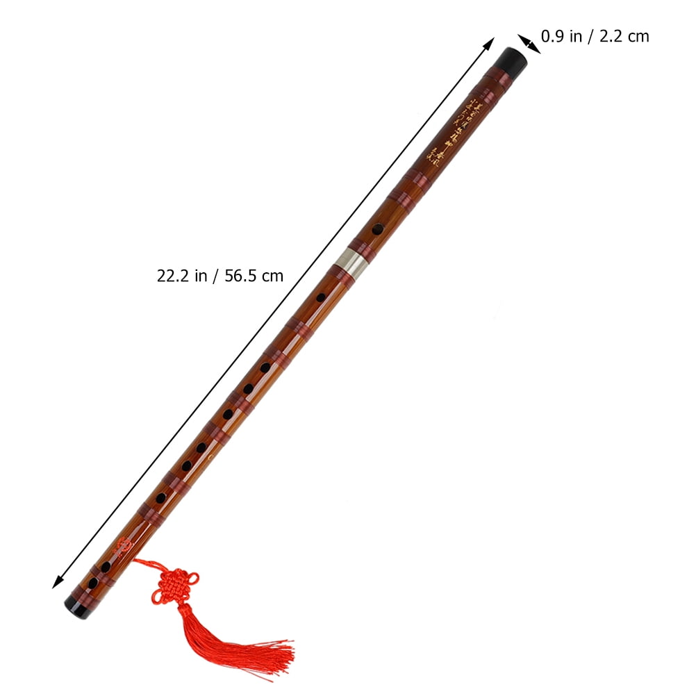 RENACLIPY Traditional Bamboo Flute Wooden Instrument with Smooth Surface and Precise Tone Holes
