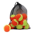 thumbnail image 1 of 20 pelotas de tenis elásticas Colamx para jugar con perros Naranja Amarillo, 1 of 8