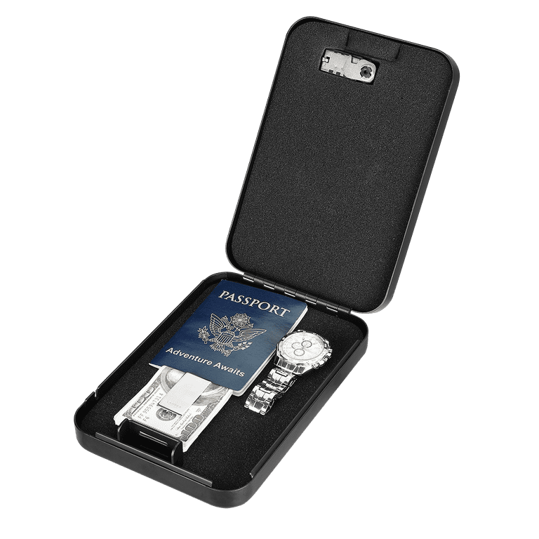Pen+Gear Portable Safe with Combination Lock, Black photo 7