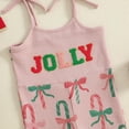 thumbnail image 4 of Mameluco Rarjuiey de una sola pieza para niñas pequeñas con forma de bastón de caramelo, rosa, de 4 a 5 años, 4 of 7