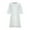 White, variant on Kureaily Women's New Summer Fashion Semi High Round Neck Tunic Lace Sleeve Dress