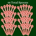 thumbnail image 5 of Candy Cane Edible Spoons, Christmas Party Candy, 48 Count, 5.08 Ounces per Box, Pack of 4, 5 of 7