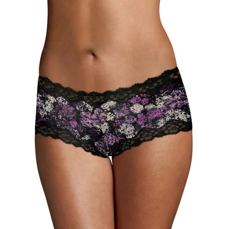 Maidenform Womens Cheeky Scalloped Lace Hipster - Best-Seller,