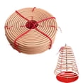 thumbnail image 2 of Kjfeif Hanging Citronella Incense Coil Outdoor - Long Lasting 36 Hours Burn Time - Citronella Coils for Patio, Backyard and Camping Lighting,5 Pack (7"), 2 of 7