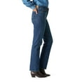 thumbnail image 3 of Levi Strauss Signature Women's and Women's Plus Mid Rise Straight Jeans, Tummy-Smoothing Pannel, Inseams: 29", 31", 33", Sizes 2-26, 3 of 6