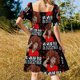 thumbnail image 5 of Vestido de manga corta Owly vestido de verano mujer Vestidos de mujer, 5 of 7