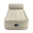 Intex Durabeam Headboard 18" Twin Air Mattress with Builtin Pump