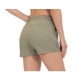 thumbnail image 2 of Little Donkey Andy Women's Breathable Running Shorts, 3 Inch Quick-Dry Workout Hiking Athletic Shorts with Air Hole & Liner Sage Heather XL, 2 of 7
