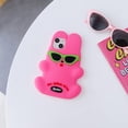 thumbnail image 6 of 3D Cool Rabbit Case for iPhone 12/12 Pro 6.1",Creative Cartoon Cool Sunglasses Rabbit Case for Women Girls Teens Kids,Cute Kawaii Character Bunny Soft Silicone Case for iPhone 12/12 Pro 6.1 inch, 6 of 12