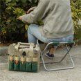 thumbnail image 2 of Dismantling garden tools folding stool garden tools storage bag, 2 of 4