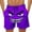 Dark Purple, variant on Mens Swim Trunks Board Shorts Drawsting Elastic Waist Funny Cartoon Face Print Swimming Trunks Quick Dry Beach Shorts with Pockets Casual Summer Beach Shorts, Ginger 2XL