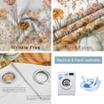thumbnail image 2 of Fsddascl Fall Botanical Blackout Curtains for Bedroom/Living Room, Thermal Insulated Kitchen Curtains, Pumpkins Floral Autumn Farmhouse Grommet Darkening Window Treatment Drapes 27.5"x39"x2, 2 of 6