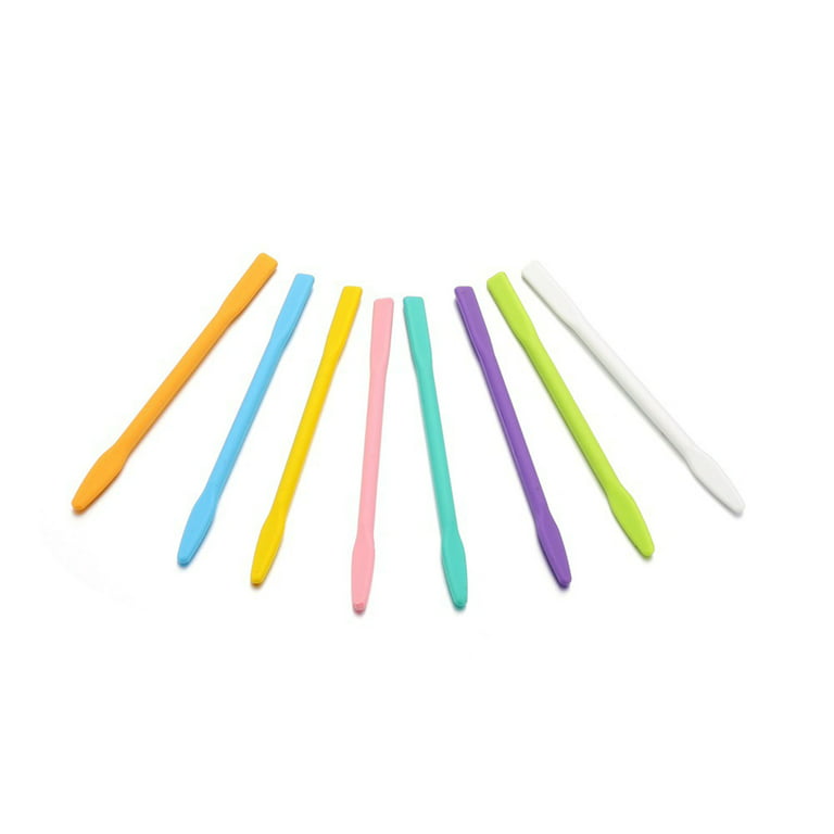 Silicone Stir Sticks Reusable Silicone Popsicle Sticks Tools for Mixing  Resin, Epoxy, Liquid, Paint, Making Glitter