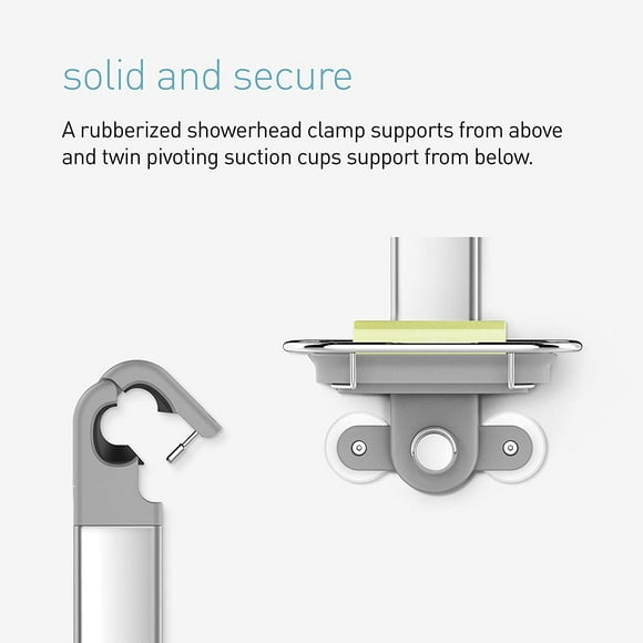 simplehuman Adjustable Shower Caddy Plus, Stainless Steel + Anodized Aluminum