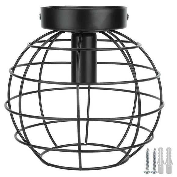 YUMILI Plafonnier à Montage rétro, Lampes de plafonnier Vintage innovantes suspendues Lampe de Cage de luminaire de Plafond pour Ampoule E14 220V