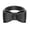Black, variant on Women's Rubber Silicone Ring - Dusty Lilac Bow Ring Size 08