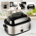 thumbnail image 4 of Superjoe 24 Quart Roaster Oven with Self-Basting Lid Electric Turkey Roaster Oven with Removable Pan, Stainless Steel, Sliver, 4 of 8