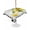 White, variant on Outdoor Tablecloth with Umbrella Hole for Patio/Picnic/Party/Camping, Yellow Lemon Waterproof Table Cloth Square Cover Washable, Wooden Summer Botanical Black White Checkered (54"x 54")