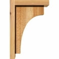 thumbnail image 3 of 6"W x 8"D x 12"H Huntington Rough Sawn Corbel w/Backplate, Western Red Cedar, 3 of 9