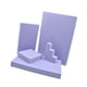 thumbnail image 4 of Juego de 5 piezas de accesorios de fotografía con formas geométricas de espuma rígida para publicidad de alimentos. Violeta claro, 4 of 9