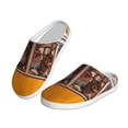 thumbnail image 2 of Daiia Modern Urban Monkey Print Women’s Fuzzy Slippers Memory Foam Lightweight House Shoes Cozy Loafer Flannel House Shoes-46/47, 2 of 7