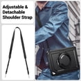 thumbnail image 6 of XYX Case for iPad Pro 10.5 Inch/ iPad Air 3rd Gen 2019 with Rotating Stand, Shoulder Strap, 2in1 Shockproof Cover, Black, 6 of 7