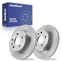 AutoShack 10.39" (264 mm) Rear Solid Brake Rotors | Replacement for 2016-2019 Chevrolet Cruze 2017-2023 Chevrolet Bolt EV | 2-PC Set