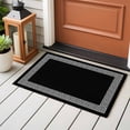 thumbnail image 4 of Black Front Door Rugs 2x3 ft Greek Chinese Style Border Geometric Small Rug for Entryway Non Slip Washable Bathroom Door Mat Absorbent Floor Mat for Indoor Entrance, 4 of 9