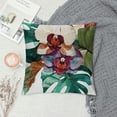 thumbnail image 2 of Creowell  Tropical Plants Throw Pillow Covers,Tropical Flower Leaves Home Decorative Throw Pillow Case Cushion Cover for Sofa Couch, 2 of 5