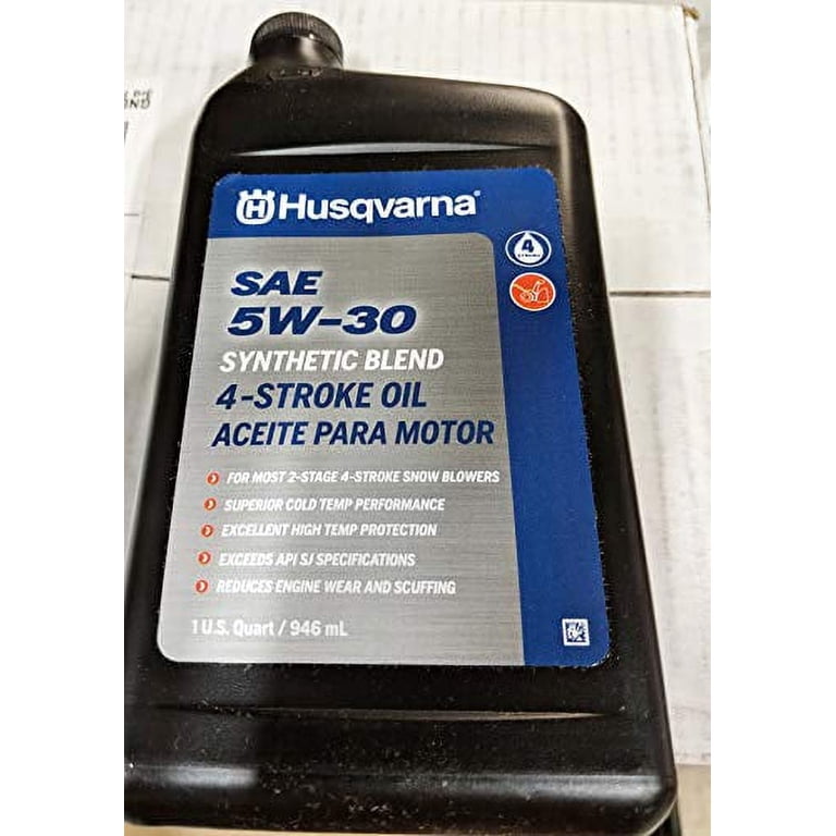 Husqvarna 32-oz 4-Cycle 5W-30 Synthetic Blend Engine Oil 593153504