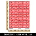 thumbnail image 2 of OK to Pay Double Border Sticker Set - Red - Gloss Finish - 1.75" Medium, 2 of 7