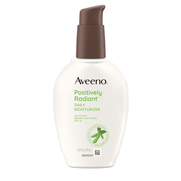 Aveeno Positively Radiant Daily Face Moisturizer SPF 15, Skin Care, 4 fl. oz