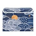 thumbnail image 7 of Yayeee Collapsible Cube Storage Bin with Lid Fabric Closet Decorative Basket with Handles, Blue Night Sky, 7 of 7