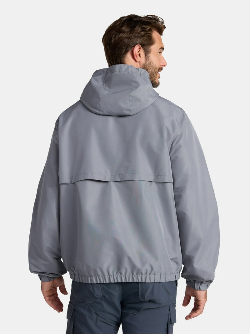 Ozark Trail Men's Windbreaker Jacket with Hood, Sizes S-3XL