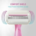 thumbnail image 5 of BIC Soleil Sensitive 3 Blade Women's Razor, Pack of 3 Disposable Razors, 5 of 13