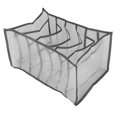 thumbnail image 3 of Organizador de cajones plegable OrgCaja de almacenamiento para armario, compartimento organizador de cajones de ropa de poliéster, malla fina, amigable con la piel para spa en casa, 3 of 8