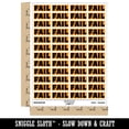 thumbnail image 2 of Fail Bold Text Test Inspection Sticker Set - Orange - Matte Finish - 1.25" Mini, 2 of 7