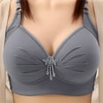 thumbnail image 3 of WCJM Up To 50% Off Bra High Impact Workout Gym Activewear Bra Nylon,Spandex Bra Grey,44, 3 of 3