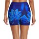 thumbnail image 3 of Gibobby Bikini para mujer Pantalones cortos de baño para mujer, traje de baño de cintura alta con estampado étnico informal, pantalones cortos de fondo, (Azul,CH), 3 of 5