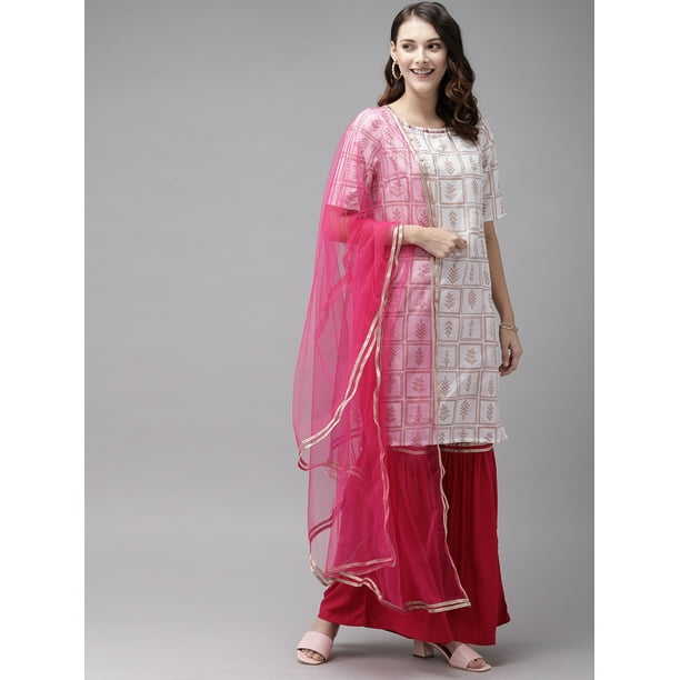 myntra anouk kurta set