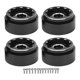thumbnail image 2 of Llantas De Ruedas De Coche RC De 4 Piezas, Llantas De aleación De Aluminio De 1,0 Pulgadas Llantas De Ruedas Beadlock De Coche RC Para Coches RC 1/18, 2 of 7