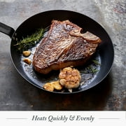 Merten & Storck Pre-Seasoned Carbon Steel Black Frying Pan, 12-inch