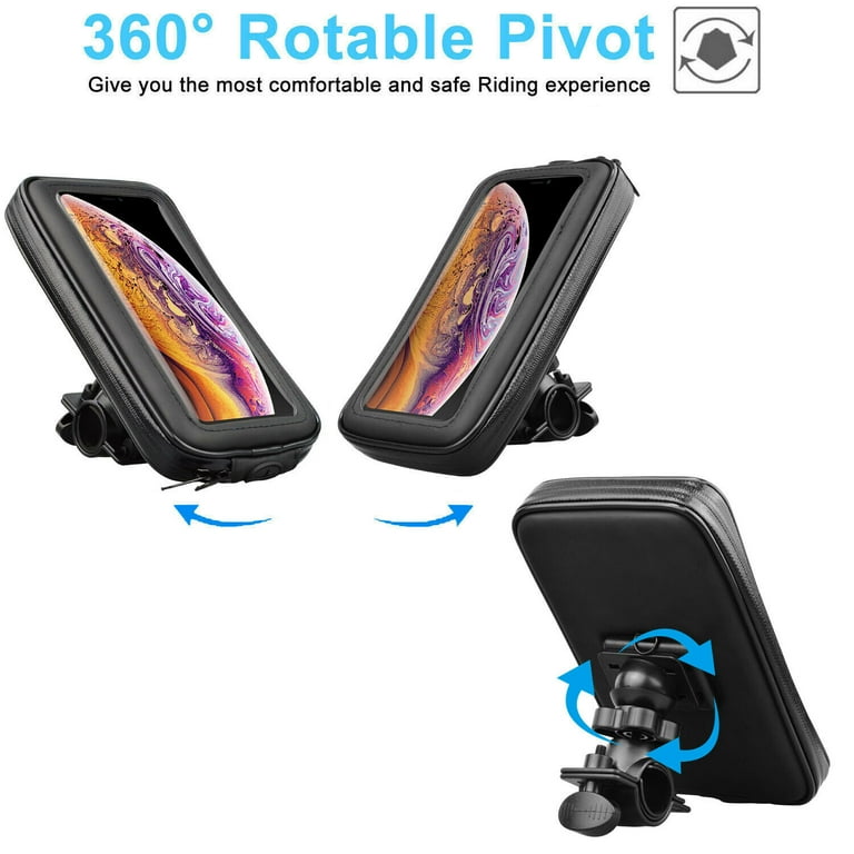 Waterproof Bicycle Mobile Phone Holder Support Universal Motorcycle GP