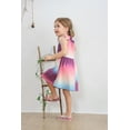 thumbnail image 3 of Toddler Girl Casual Dresses Purple Mermaid Summer Dress 2T (Mermaid-266), 3 of 5